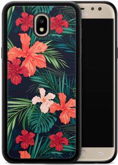 Casimoda Samsung Galaxy J3 2017 hoesje - Flora Rood, Groen