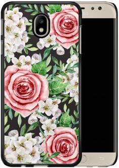 Casimoda Samsung Galaxy J3 2017 hoesje - Rose story Rood