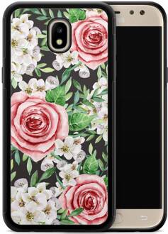 Casimoda Samsung Galaxy J3 2017 hoesje - Rose story Rood