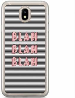 Casimoda Samsung Galaxy J5 2017 siliconen hoesje - Blah blah blah Multi