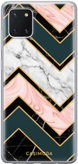 Casimoda Samsung Galaxy Note 10 Lite siliconen hoesje - Marmer triangles Multi