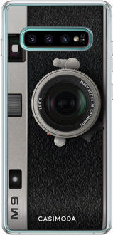Casimoda Samsung Galaxy S10 Plus siliconen telefoonhoesje - Camera Zwart