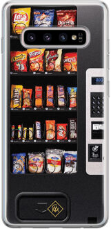 Casimoda Samsung Galaxy S10 siliconen hoesje - Snoepautomaat Zwart, Multi