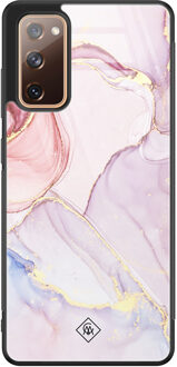 Casimoda Samsung Galaxy S20 FE glazen hardcase - Purple sky Roze