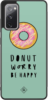 Casimoda Samsung Galaxy S20 FE hoesje - Donut worry Blauw