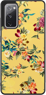 Casimoda Samsung Galaxy S20 FE hoesje - Florals for days Geel