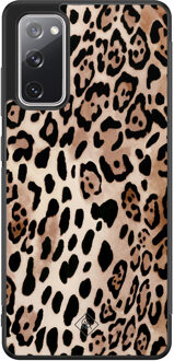 Casimoda Samsung Galaxy S20 FE hoesje - Golden wildcat Goudkleurig