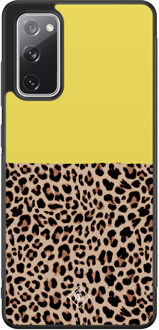 Casimoda Samsung Galaxy S20 FE hoesje - Luipaard geel