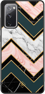 Casimoda Samsung Galaxy S20 FE hoesje - Marmer triangles Multi