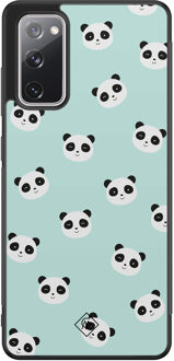 Casimoda Samsung Galaxy S20 FE hoesje - Panda print Mint