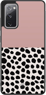 Casimoda Samsung Galaxy S20 FE hoesje - Pink dots Roze