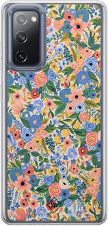 Casimoda Samsung Galaxy S20 FE hybride hoesje - Blue gardens Blauw