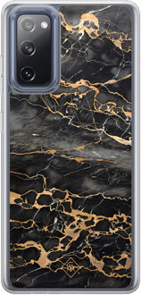 Casimoda Samsung Galaxy S20 FE hybride hoesje - Marmer grijs brons Grijs/zilverkleurig