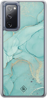Casimoda Samsung Galaxy S20 FE hybride hoesje - Touch of mint