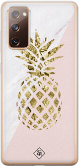 Casimoda Samsung Galaxy S20 FE siliconen hoesje - Ananas Roze