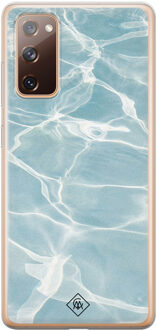 Casimoda Samsung Galaxy S20 FE siliconen hoesje - Oceaan Blauw
