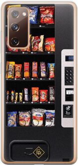 Casimoda Samsung Galaxy S20 FE siliconen hoesje - Snoepautomaat Zwart, Multi