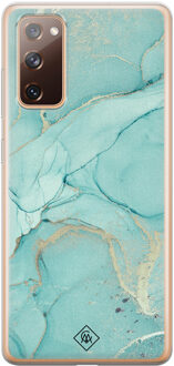 Casimoda Samsung Galaxy S20 FE siliconen hoesje - Touch of mint