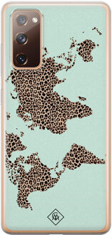 Casimoda Samsung Galaxy S20 FE siliconen hoesje - Wild world Blauw