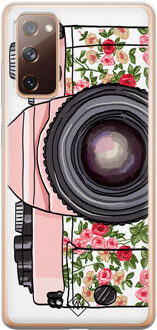 Casimoda Samsung Galaxy S20 FE siliconen telefoonhoesje - Hippie camera Roze