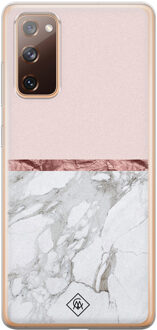 Casimoda Samsung Galaxy S20 FE siliconen telefoonhoesje - Rose all day Roze