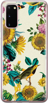 Casimoda Samsung Galaxy S20 siliconen hoesje - Sunflowers Multi