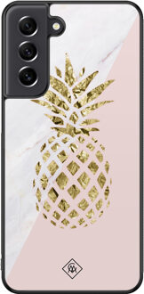 Casimoda Samsung Galaxy S21 FE hoesje - Ananas Roze