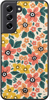 Casimoda Samsung Galaxy S21 FE hoesje - Blossom Multi