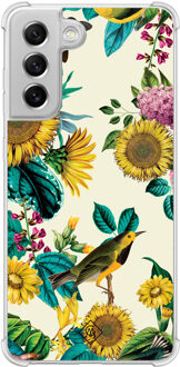 Casimoda Samsung Galaxy S21 FE shockproof hoesje - Sunflowers Geel