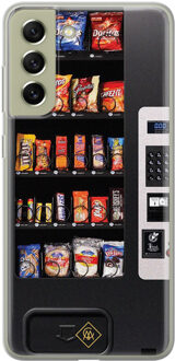 Casimoda Samsung Galaxy S21 FE siliconen hoesje - Snoepautomaat Multi