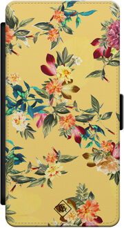 Casimoda Samsung Galaxy S21 flipcase - Florals for days Geel