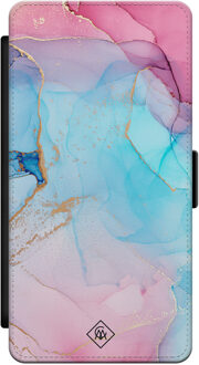 Casimoda Samsung Galaxy S21 flipcase - Marble colorbomb Multi