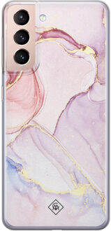 Casimoda Samsung Galaxy S21 Plus siliconen hoesje - Purple sky Paars