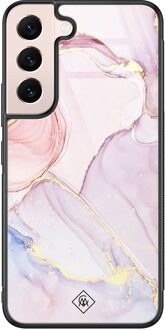 Casimoda Samsung Galaxy S22 glazen hardcase - Purple sky Paars