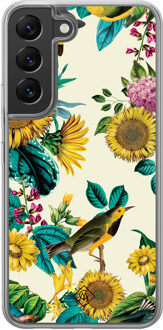 Casimoda Samsung Galaxy S22 hybride hoesje - Sunflowers Multi