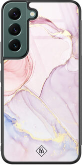 Casimoda Samsung Galaxy S22 Plus glazen hardcase - Purple sky Paars