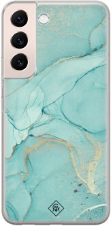 Casimoda Samsung Galaxy S22 Plus siliconen hoesje - Touch of mint