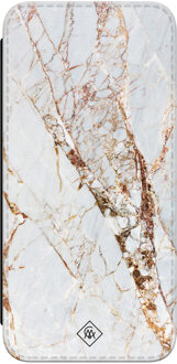 Casimoda Samsung Galaxy S23 FE flipcase - Marmer goud Goudkleurig