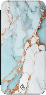 Casimoda Samsung Galaxy S23 FE flipcase - Marmer lichtblauw
