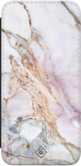 Casimoda Samsung Galaxy S23 FE flipcase - Parelmoer marmer Multi