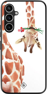 Casimoda Samsung Galaxy S23 FE hoesje - Giraffe Bruin/beige