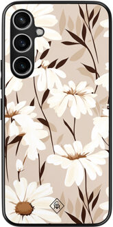 Casimoda Samsung Galaxy S23 FE hoesje - In bloom Bruin/beige