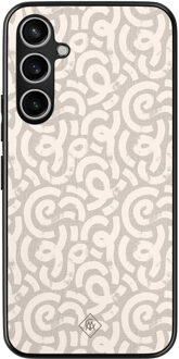 Casimoda Samsung Galaxy S23 FE hoesje - Ivory abstraction Bruin/beige