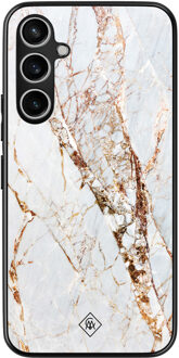 Casimoda Samsung Galaxy S23 FE hoesje - Marmer goud Goudkleurig