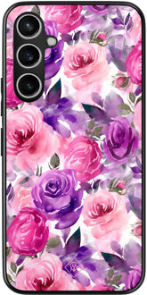 Casimoda Samsung Galaxy S23 FE hoesje - Rosy blooms Roze