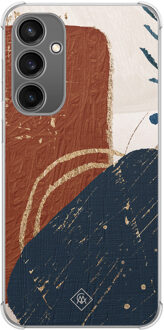 Casimoda Samsung Galaxy S23 FE shockproof hoesje - Abstract terracotta Multi
