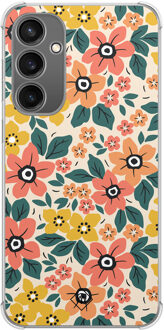 Casimoda Samsung Galaxy S23 FE shockproof hoesje - Blossom Multi