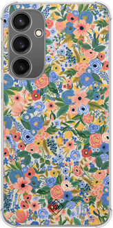 Casimoda Samsung Galaxy S23 FE shockproof hoesje - Blue gardens Blauw