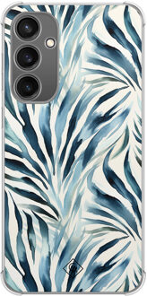 Casimoda Samsung Galaxy S23 FE shockproof hoesje - Japandi waves Blauw