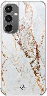 Casimoda Samsung Galaxy S23 FE shockproof hoesje - Marmer goud Goudkleurig